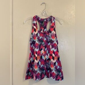 lukka Geo Racerback tank sz S